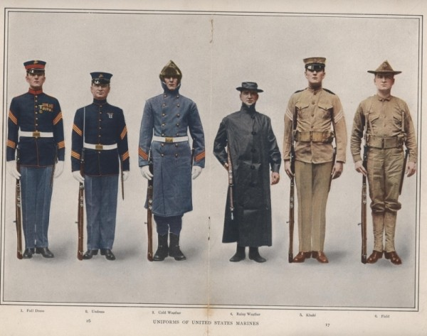 Marine Corps Uniforms, 1912